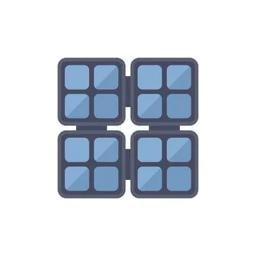 Solar panel array converting sunlight into renewable energy Ilustración de archivo