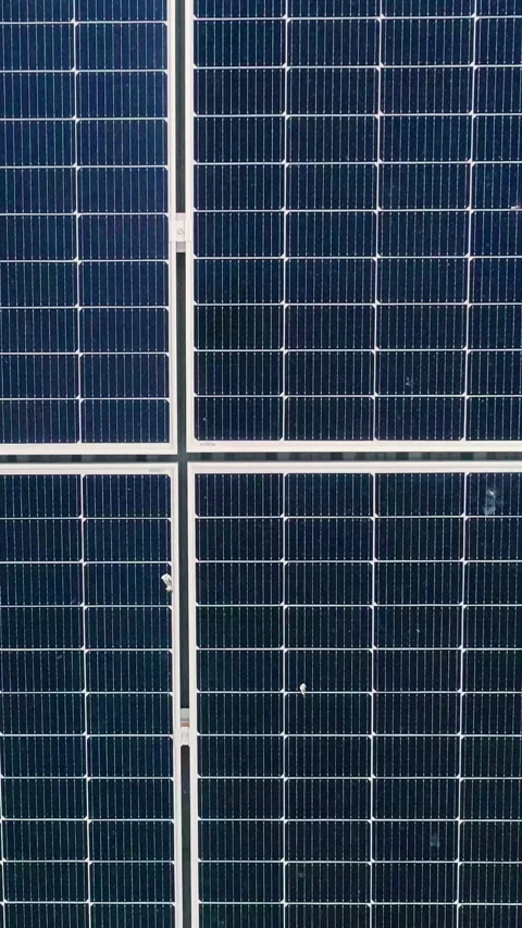 Solar Panel Array Stock Footage 319552813
