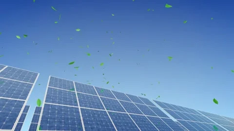 Solar Panel B2G1 HD Stock Footage