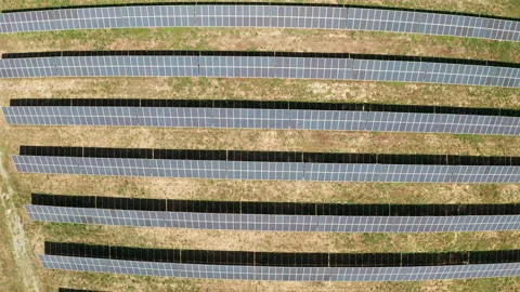 Solar panel on a background of a beautiful blue sky. Green energy. Stock Footage 138481661