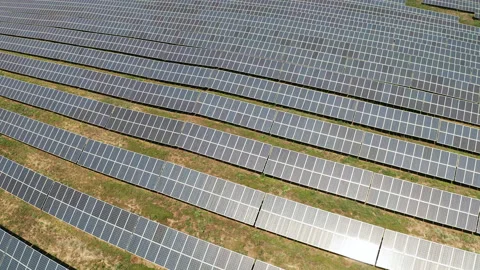 Solar panel on a background of a beautiful blue sky. Green energy. Stock Footage 138481842