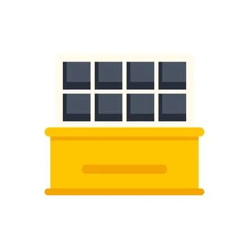 Solar panel with battery storing renewable energy icon イラスト素材