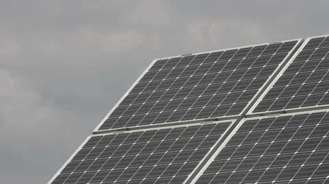Solar panel cell Video stock 22576964