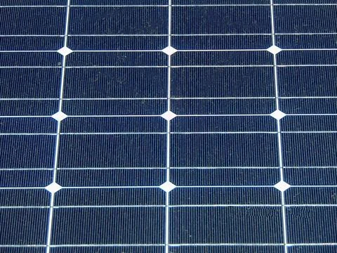 Solar panel in the city Фото