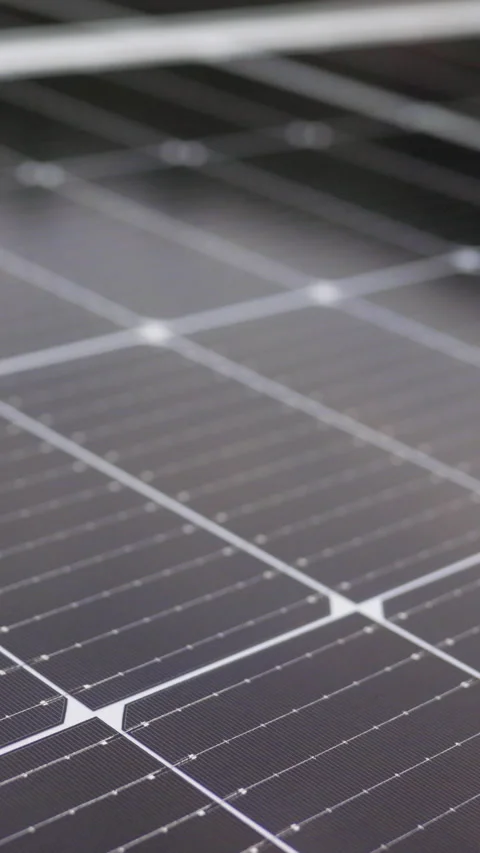 Solar Panel Close-Up Stock Footage 319570080