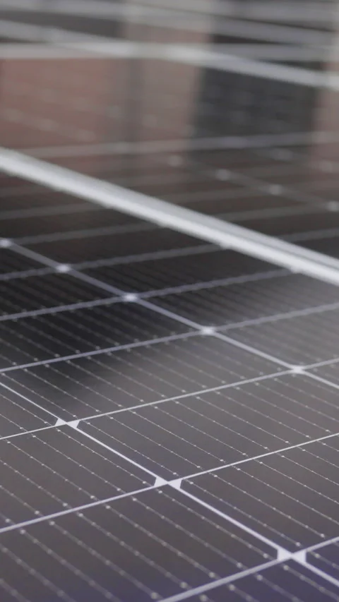 Solar Panel Close-up Stock Footage 319581156