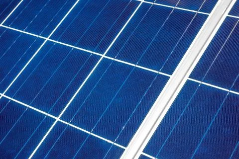 Solar Panel up Close Stock Photos