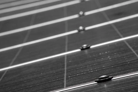 Solar Panel up Close Stock Photos