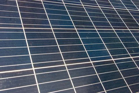 Solar panel, close up view. Stock Photos