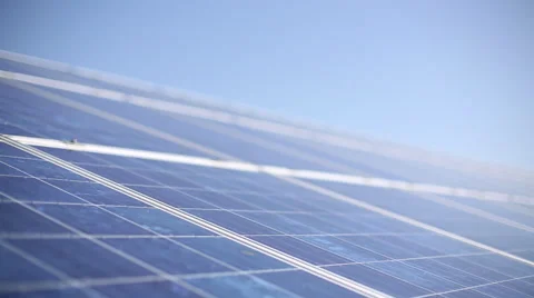 Solar panel closeup 2 - green energy Stock Footage 40359635