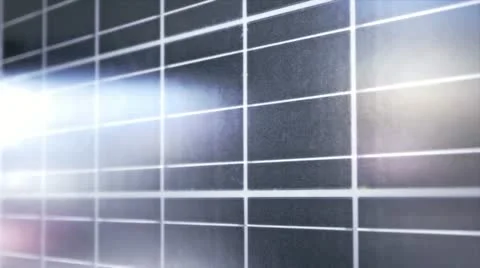 Solar panel closeup Stock Footage 10817427