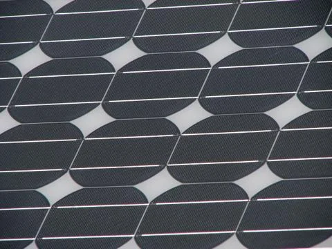 Solar panel closeup Stock Photos