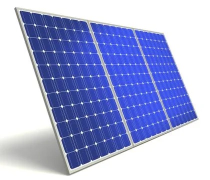 Solar panel concept 3d illustration Ilustración de archivo