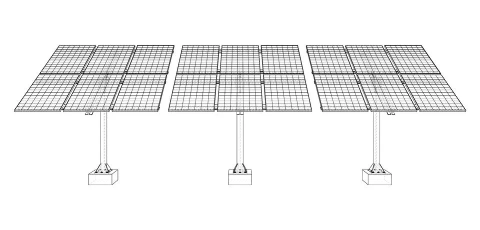 Solar Panel Concept. Vector rendering of 3d Stock Illustration