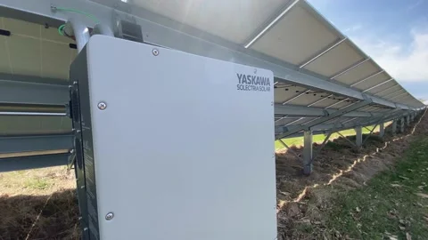 Solar Panel Control Panel - Yaskawa Solectria Solar Stock Footage 185025166