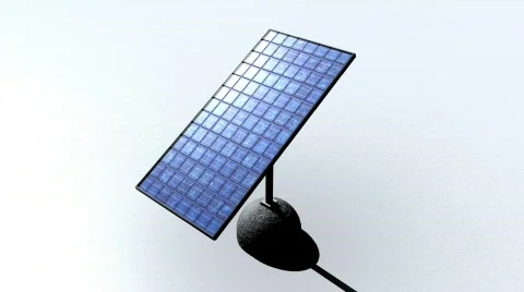 Solar Panel Daily Circle (Loop) Video stock 532149