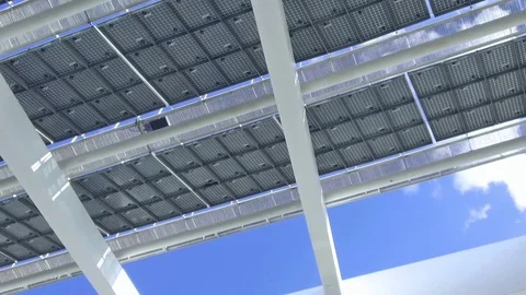 Solar panel detail Stock Footage 82773613