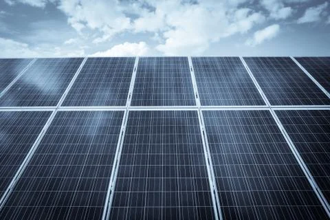 Solar panel detail Stock Photos