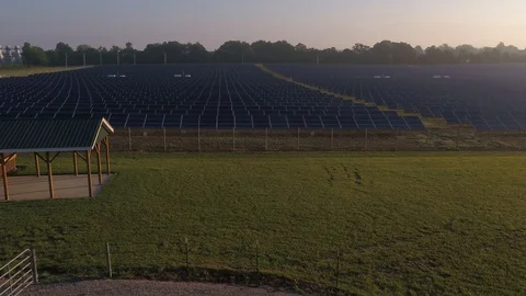 Solar Panel dolly Video stock 93672823