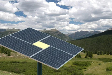 Solar Panel DV720 Stock Footage 638488