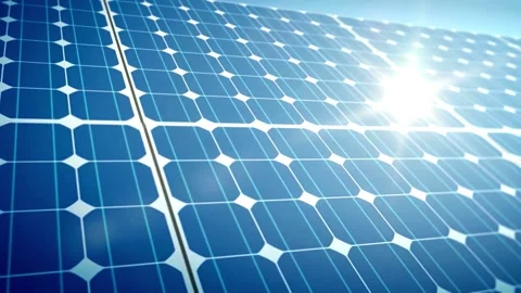 Solar Panel eco system. Alternative energy generation, ecological concept Stock Footage 254098502