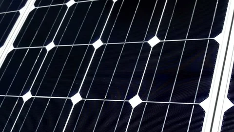 Solar Panel eco system. Alternative energy generation, ecological concept Video stock 254101451