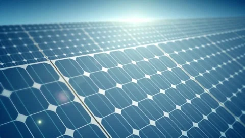 Solar Panel eco system. Alternative energy generation, ecological concept Stock Footage 254101535