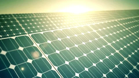 Solar Panel eco system. Alternative energy generation, ecological concept Video stock 254101612