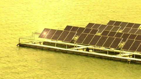 Solar Panel eco system. Alternative energy generation, ecological concept Stock Footage 254101871