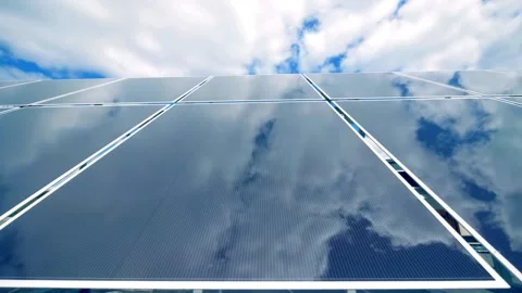 Solar Panel eco system. Alternative energy generation, ecological concept Stock Footage 254103876