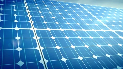 Solar Panel eco system. Alternative energy generation, ecological concept Stock Footage 254103937