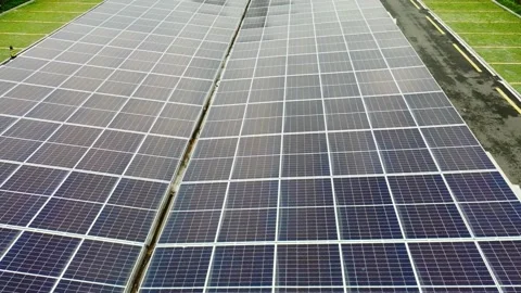 Solar Panel eco system. Alternative energy generation, ecological concept Stock Footage 254104051