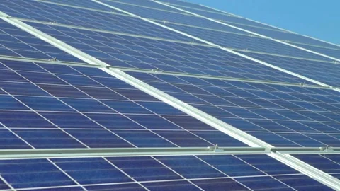 Solar Panel eco system. Alternative energy generation, ecological concept Video stock 254104874