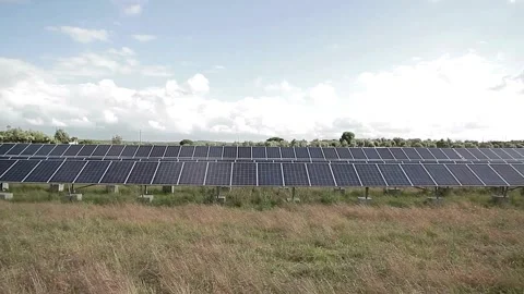 Solar Panel eco system. Alternative energy generation, ecological concept Video stock 254104956