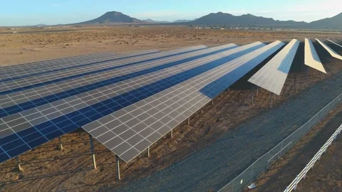 Solar Panel eco system. Alternative energy generation, ecological concept Stock Footage 254105028