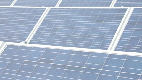Solar Panel eco system. Alternative energy generation, ecological concept Stock Footage 254105308