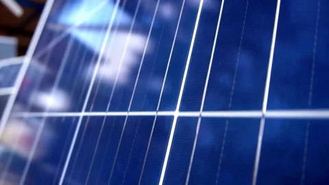 Solar Panel eco system. Alternative energy generation, ecological concept Stock Footage 254106036