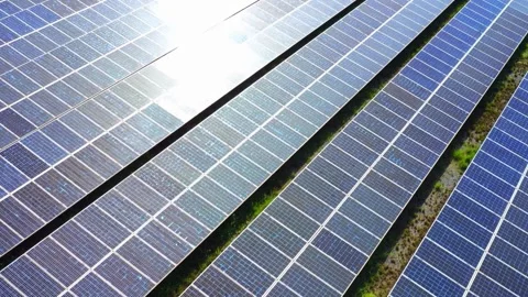 Solar Panel eco system. Alternative energy generation, ecological concept Stock Footage 254106053