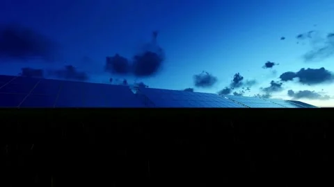 Solar Panel eco system. Alternative energy generation, ecological concept Video stock 254106096