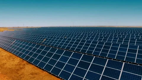 Solar Panel eco system. Alternative energy generation, ecological concept Video stock 254106123