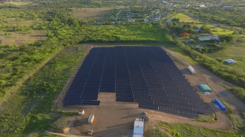 Solar Panel Farm 스톡 동영상 345024851