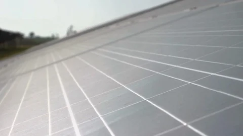 Solar Panel Farms Stock Footage 113320582