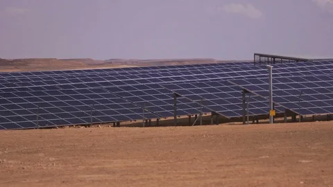 Solar Panel Farms Stock Footage 113320675