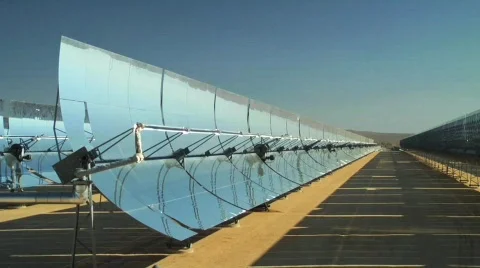 Solar Panel Field Video stock 792365