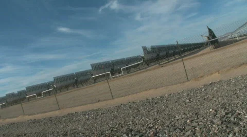 Solar panel Video stock 699281