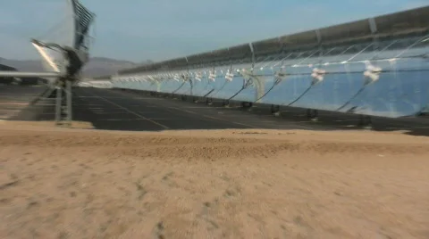 Solar panel Stock Footage