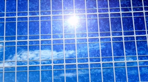 Solar panel Stock Footage 7695504