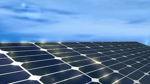 Solar panel Video stock 10820317