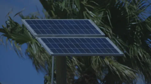 Solar panel Stock Footage 29669709