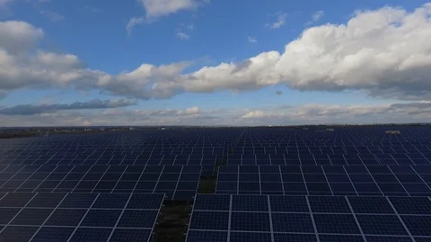 Solar panel Stock Footage